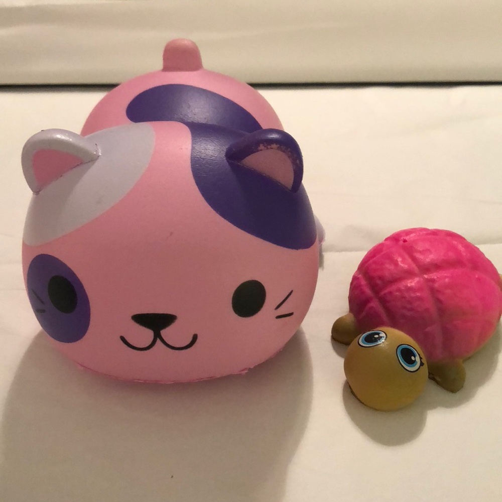 Cat and Turtle Squishy
